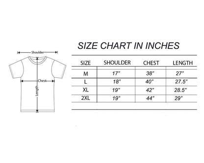 RCB Men's Graphic Print Dry Fit Soft Fabric 150GSM T-Shirt