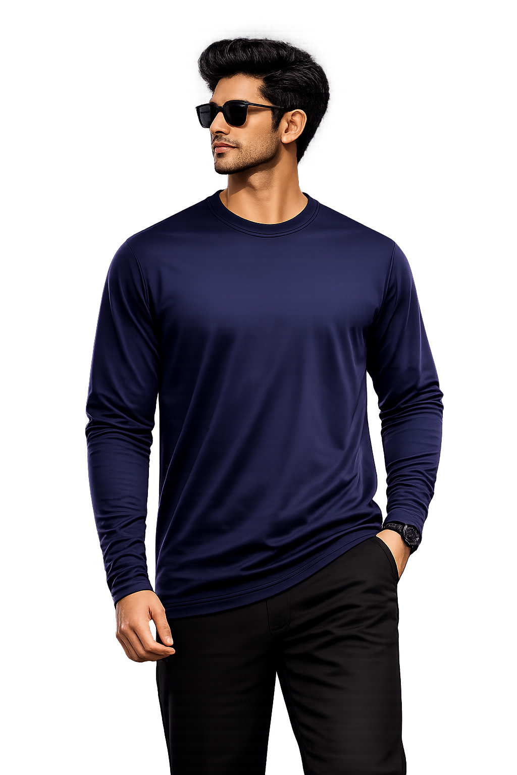 Full-Sleeve Round Neck T-Shirt